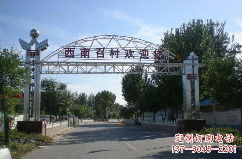 大连不锈钢牌坊雕塑传承传统文化