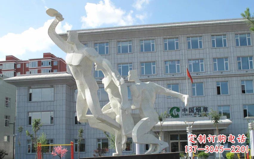 大连不锈钢乒乓球雕塑精美绝伦