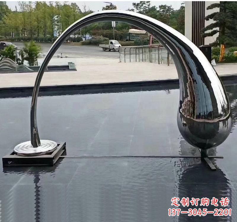 大连不锈钢大型水滴雕塑让艺术融入生活