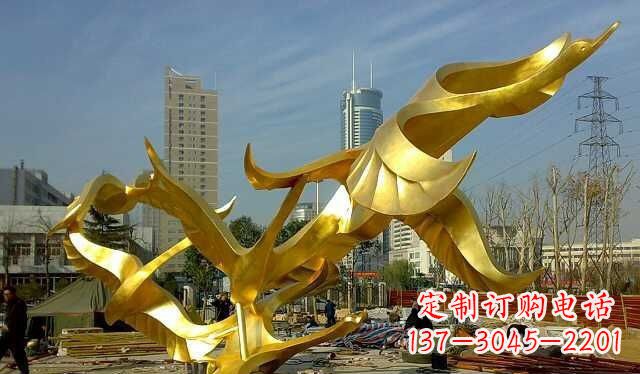 大连不锈钢大雁雕塑——一件传承中华文化的艺术杰作