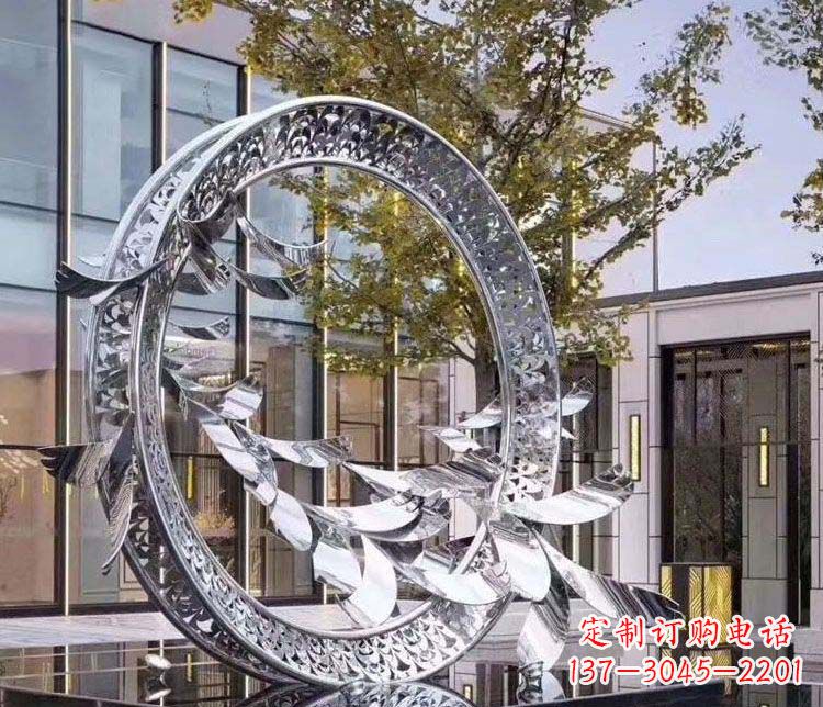 大连大雁雕塑象征着永恒的美丽