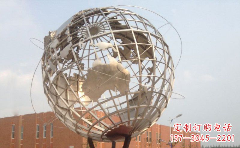 大连不锈钢地球雕塑——一件集美丽与坚固于一身的艺术品