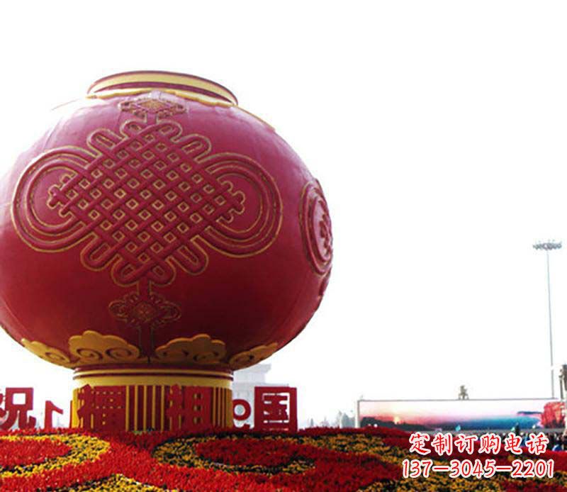 大连不锈钢灯笼雕塑精致与美感的完美结合