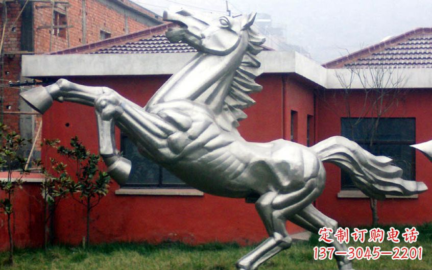 大连不锈钢奔马雕塑令人叹为观止的艺术杰作