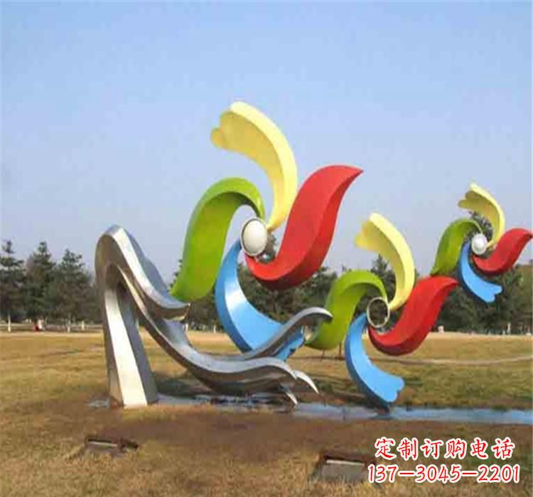 大连不锈钢风车雕塑