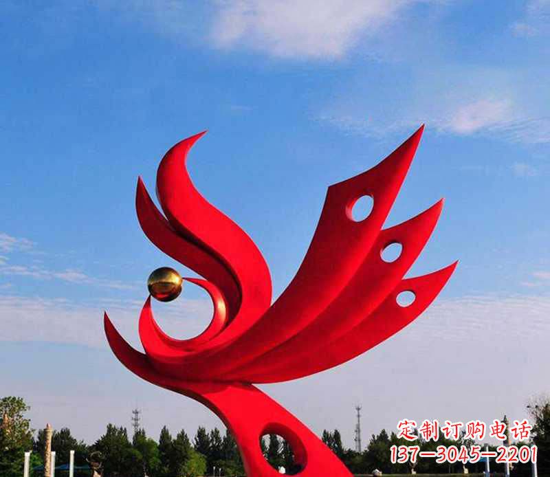 大连不锈钢凤凰灵动传神