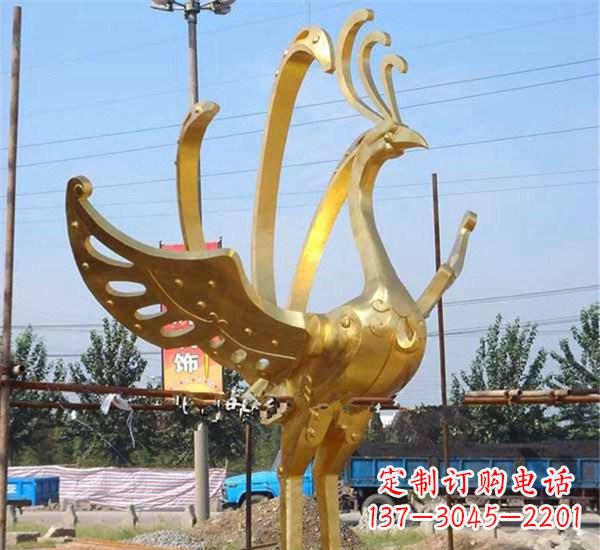 大连不锈钢凤凰雕塑的魅力