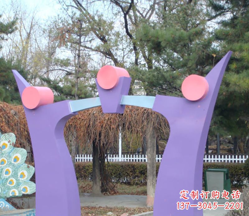 大连不锈钢拱门雕塑精美艺术品