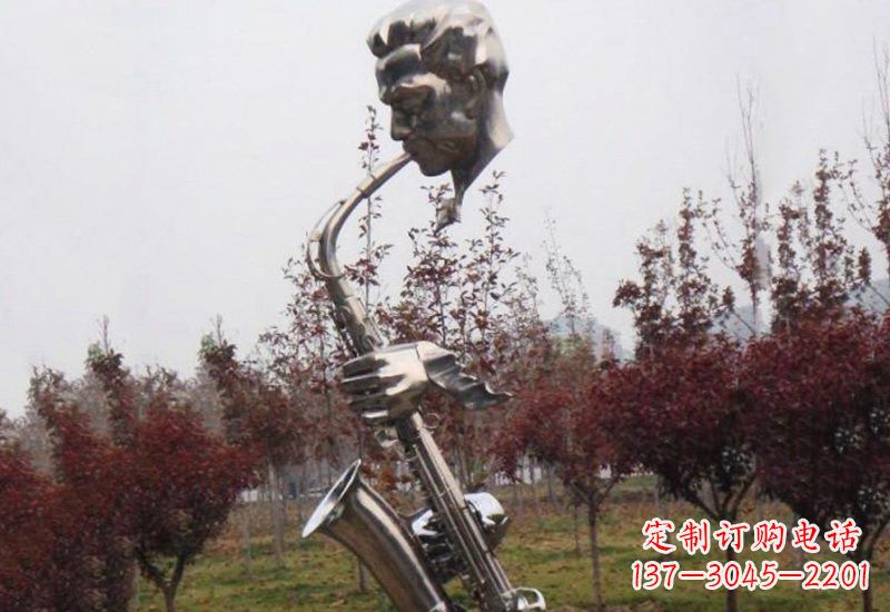 大连不锈钢萨克斯雕塑艺术与音乐的结合