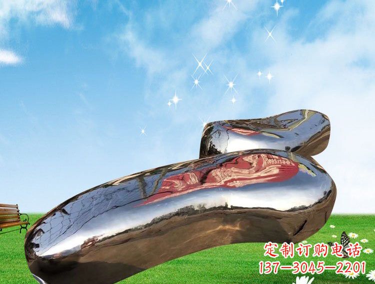 大连精美的不锈钢鹅卵石雕塑