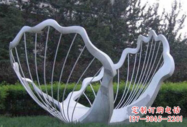 大连不锈钢公园的镂空贝壳雕塑