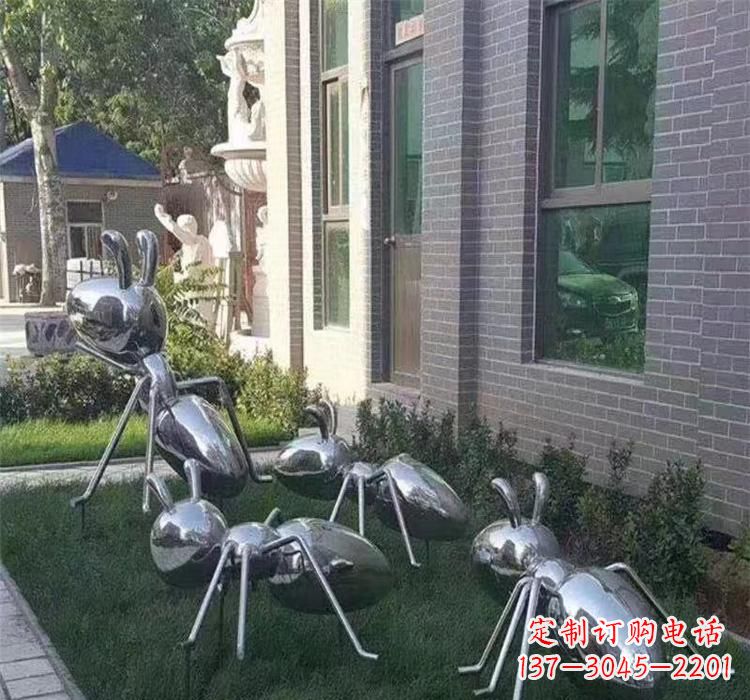 大连不锈钢蚂蚁雕塑—精致细腻的艺术品