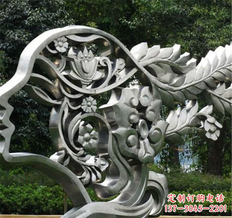 大连不锈钢雕塑美丽的象征