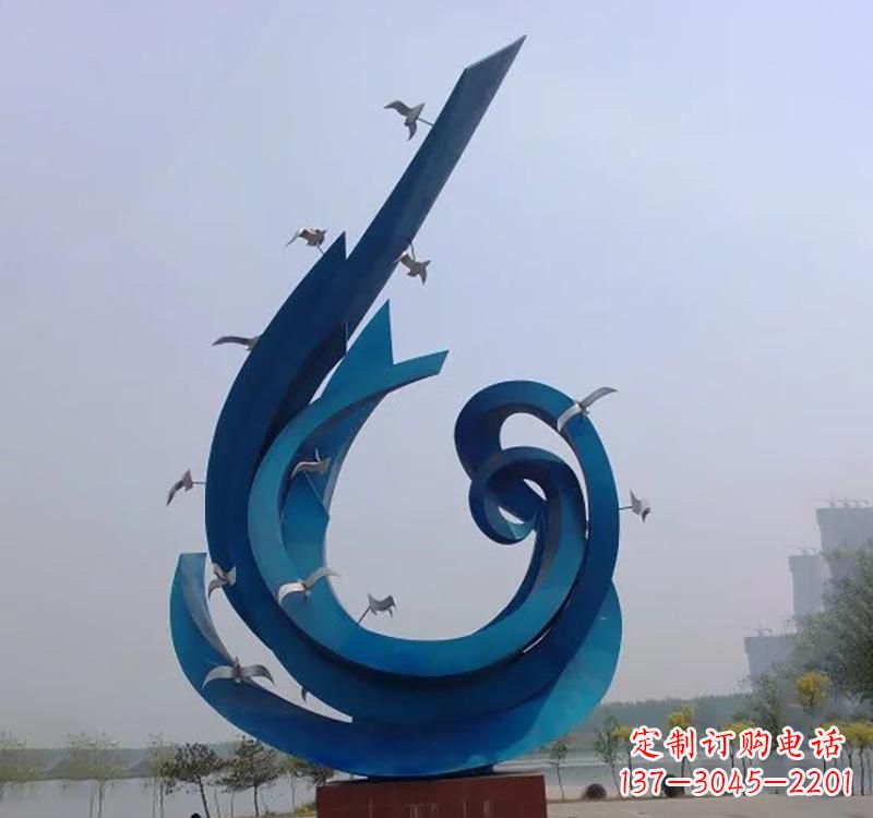 大连不锈钢鸽子雕塑——缔造城市新景象