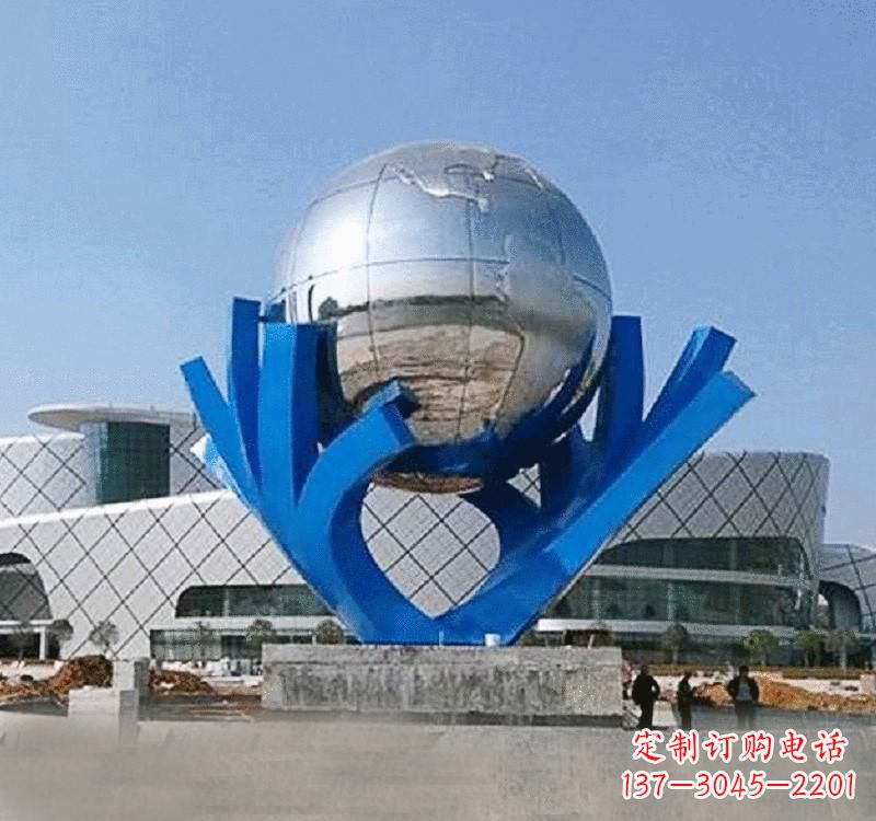 大连不锈钢地球雕塑缔造绿色家园