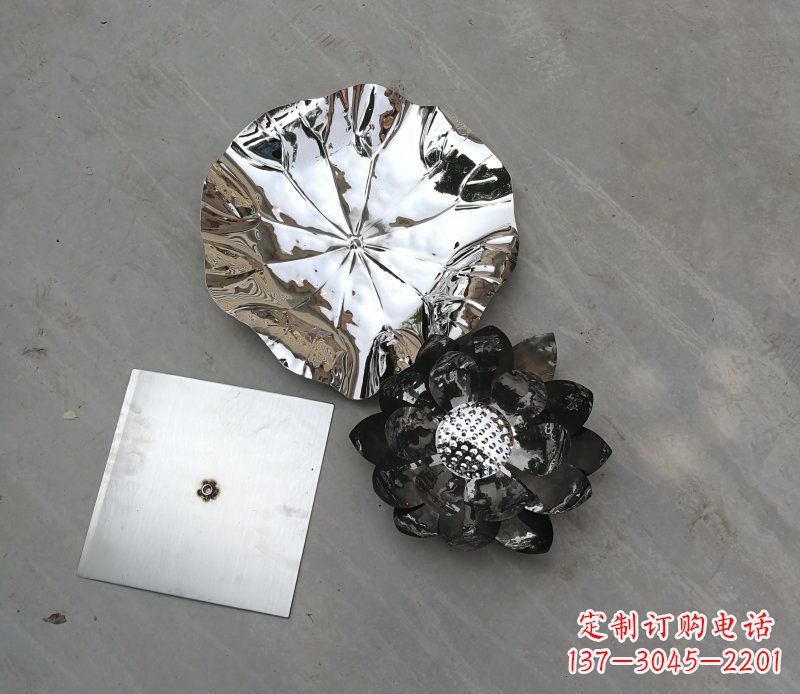 大连不锈钢荷叶雕塑传承传统文化