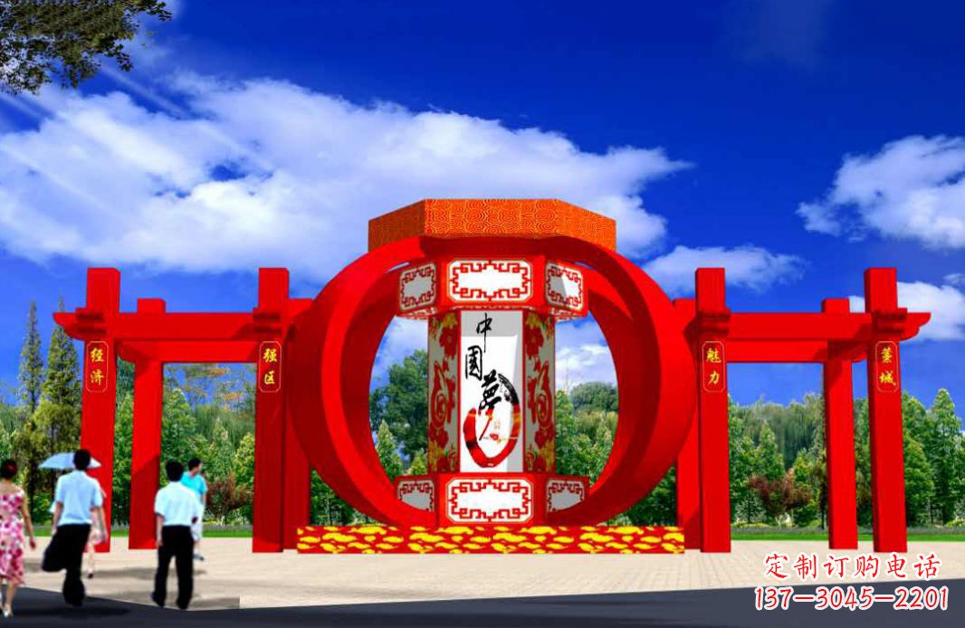 大连灯笼点亮城市景观