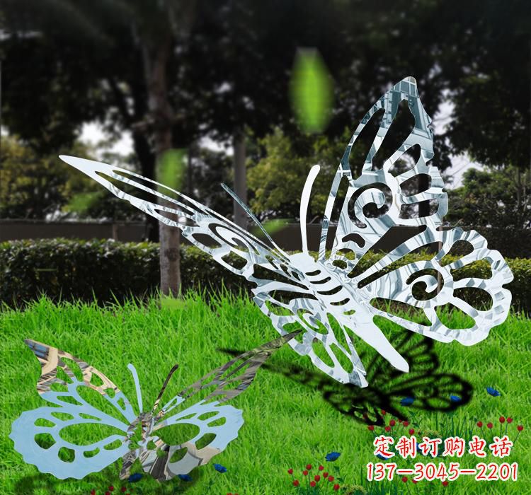 大连不锈钢蝴蝶雕塑艺术的美丽诠释