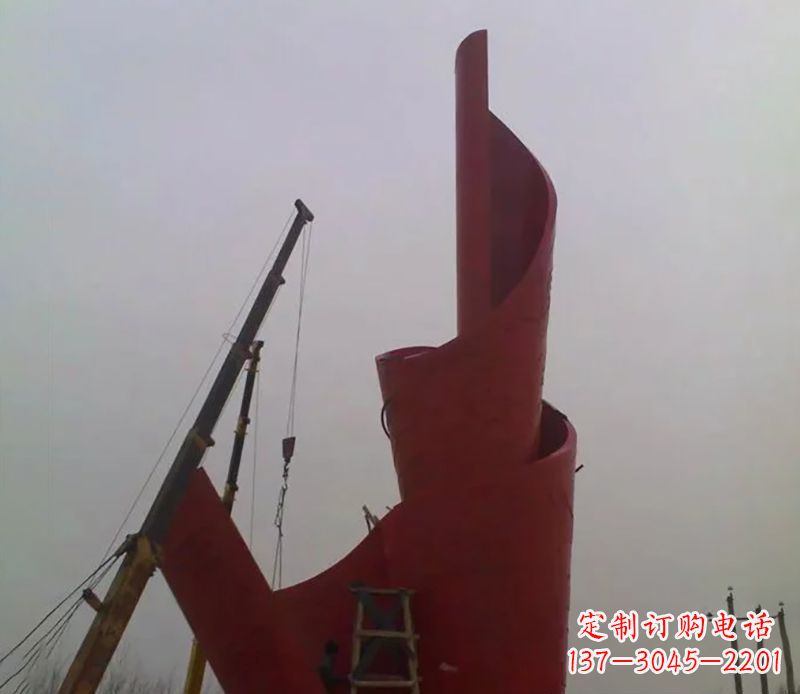 大连不锈钢火炬雕塑点燃社会进步的火炬
