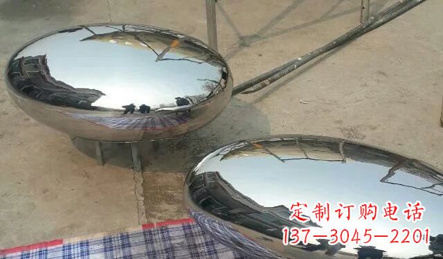大连不锈钢鸡蛋雕塑精美的艺术作品