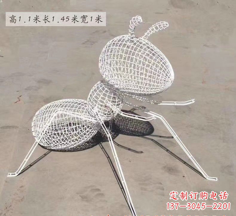 大连不锈钢镂空蚂蚁雕塑