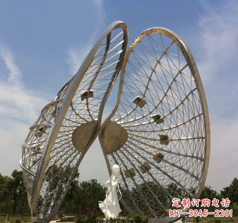 大连不锈钢美陈贝壳雕塑精美的艺术品