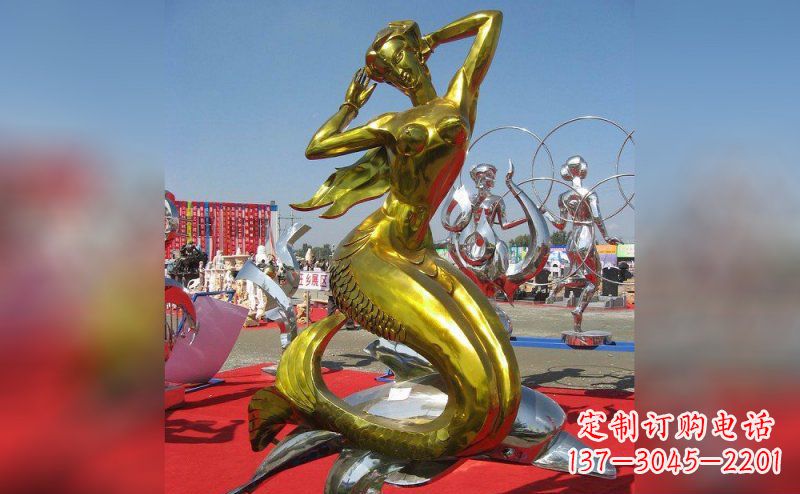 大连海底美人鱼雕塑