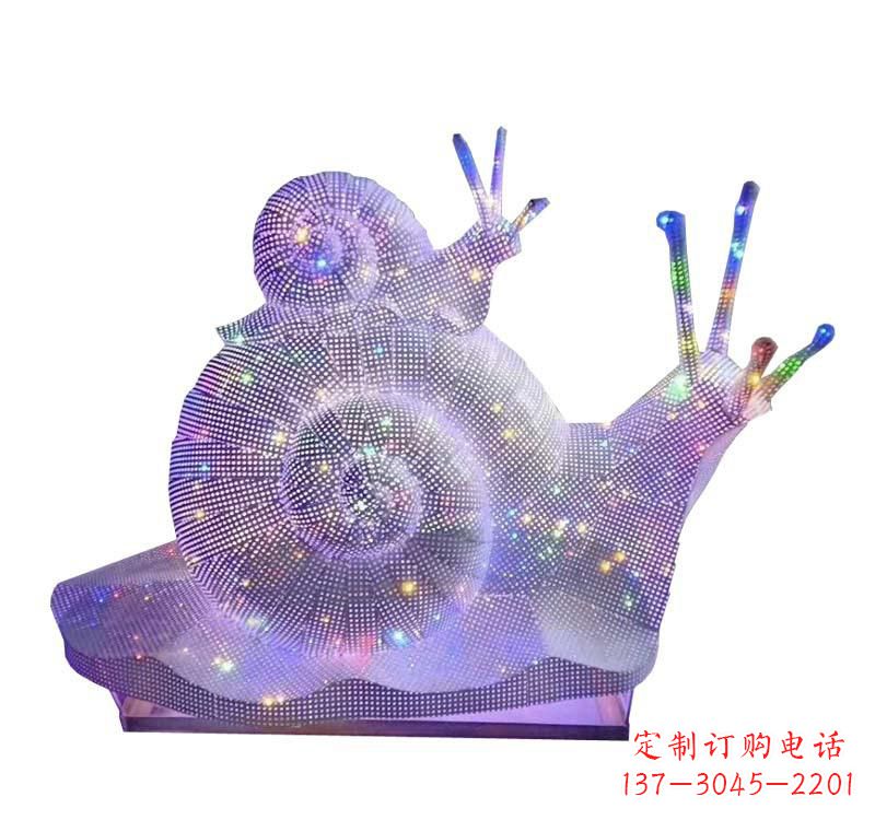 大连不锈钢蜗牛雕塑一件精美的艺术品