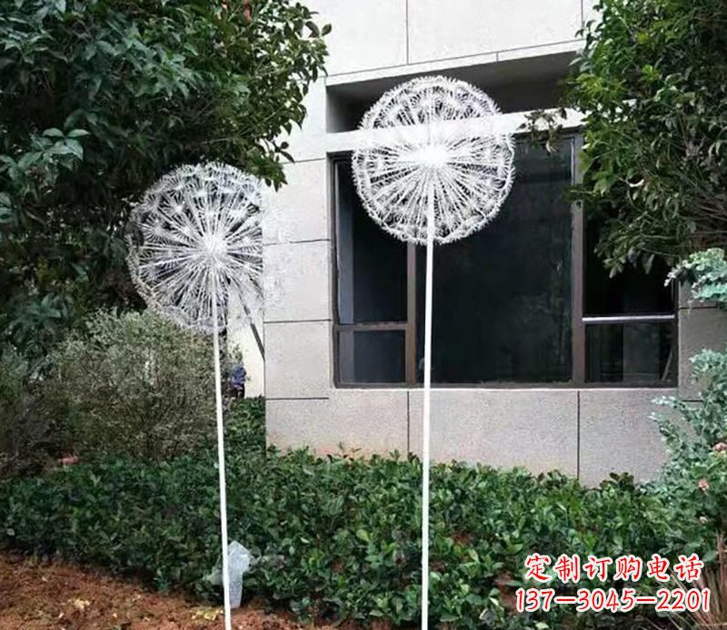 大连不锈钢蒲公英雕塑绚丽多彩