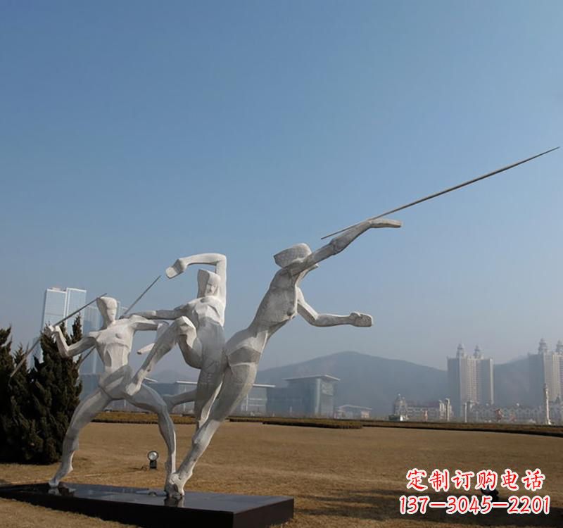 大连不锈钢标枪雕塑