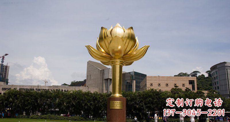 大连不锈钢莲花雕塑——精美的艺术品
