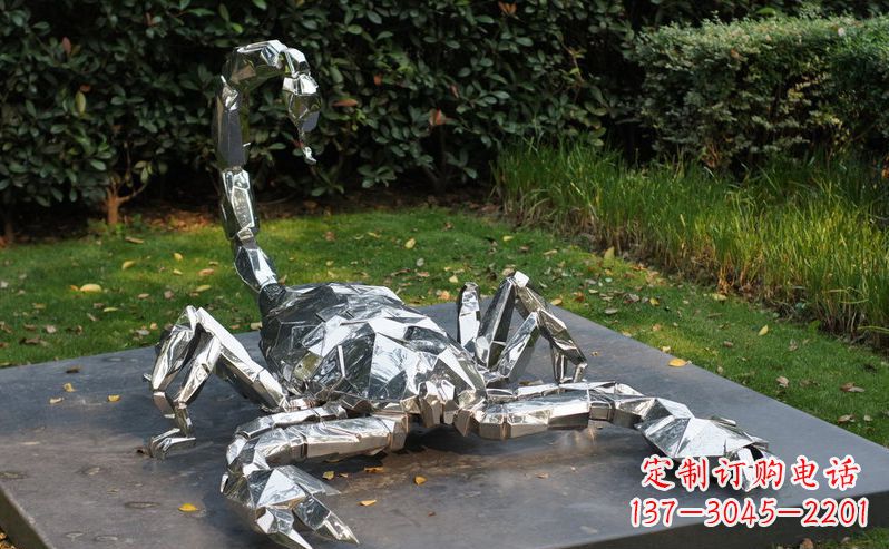 大连不锈钢蝎子雕塑
