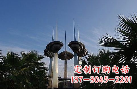 大连不锈钢避雷针雕塑精致静谧的安全保护