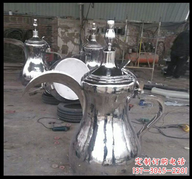大连不锈钢酒壶雕塑传承古典艺术