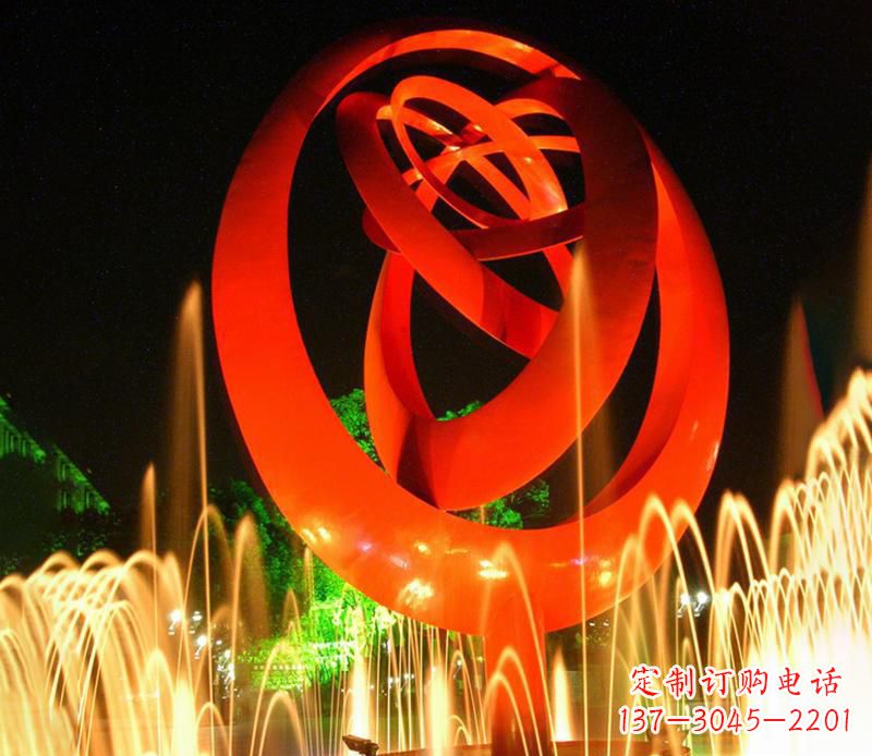 大连圆环雕塑抽象的艺术之美