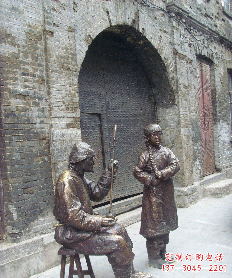 大连二胡铜雕艺术形式的精髓