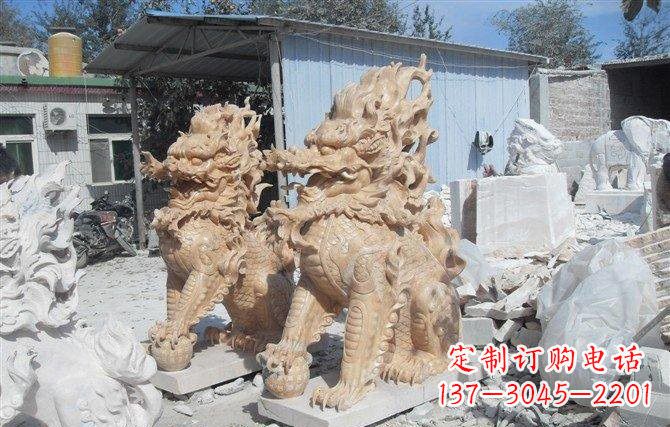 大连麒麟石雕一个具有传统文化精髓的艺术品