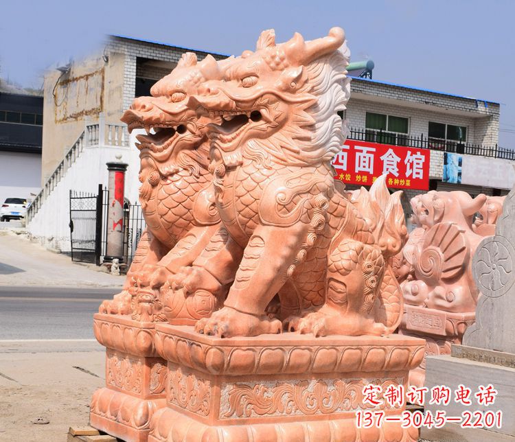 大连传说中的麒麟雕塑