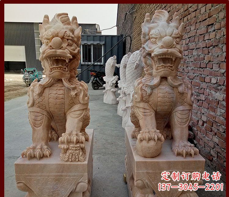 大连麒麟门口雕塑——传承古老文化的精灵