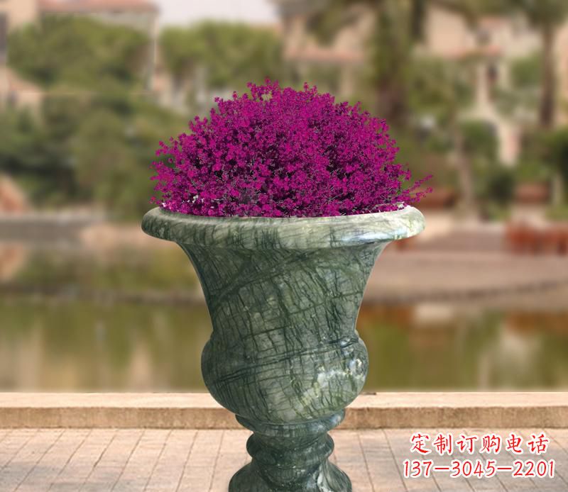 大连草白玉景观花盆