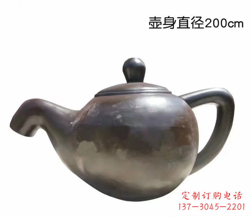 大连青铜茶壶雕塑——彰显传统文化的艺术精髓