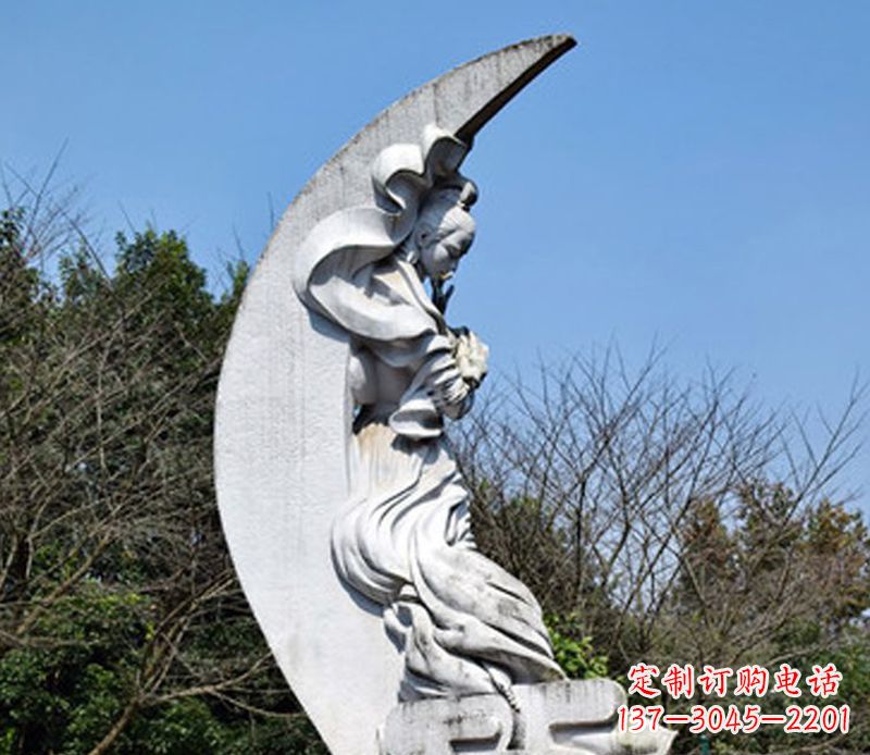 大连嫦娥奔月传承中国传统文化的雕塑之美