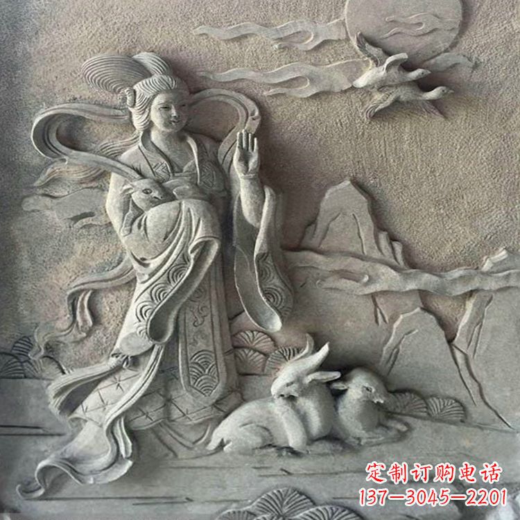 大连月神太阴星君嫦娥雕塑