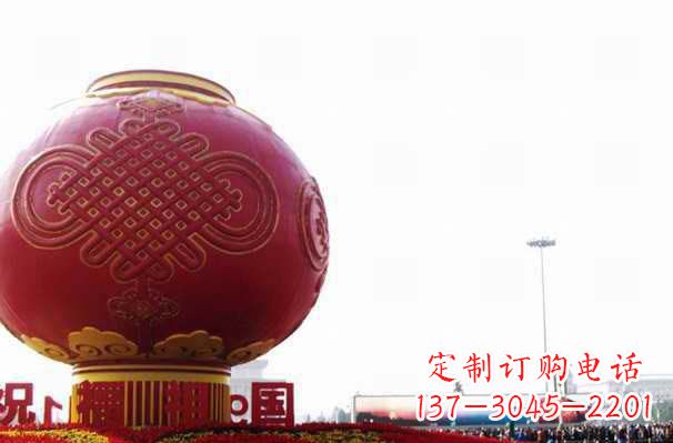 大连不锈钢灯笼雕塑——美丽城市的艺术装饰