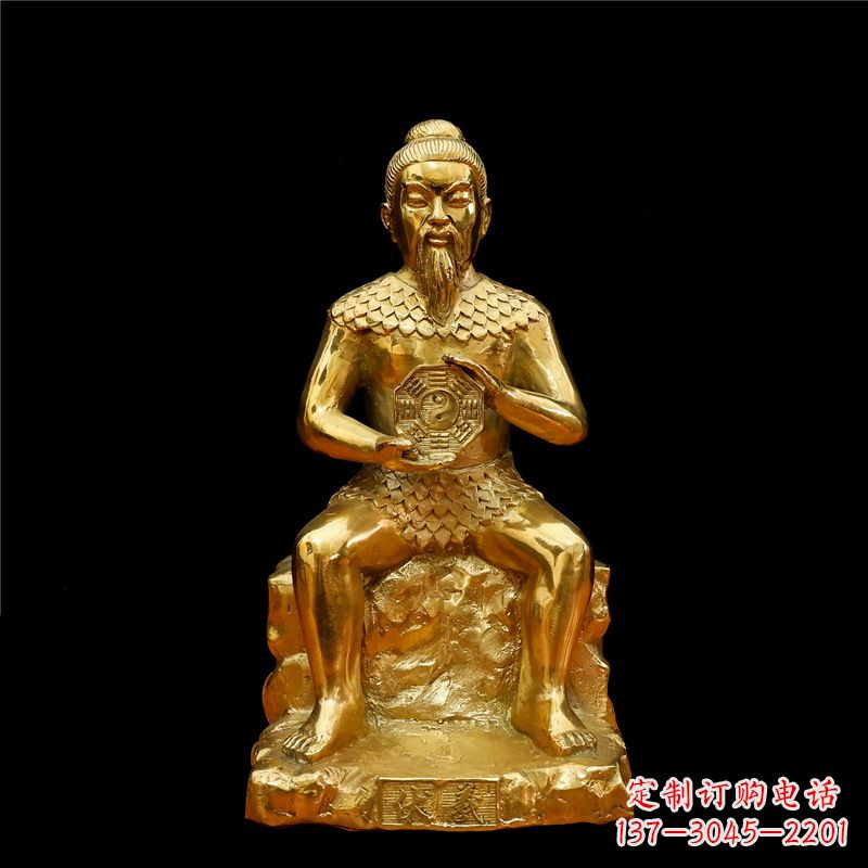 大连伏羲大帝神像汇聚古老文明中的象征