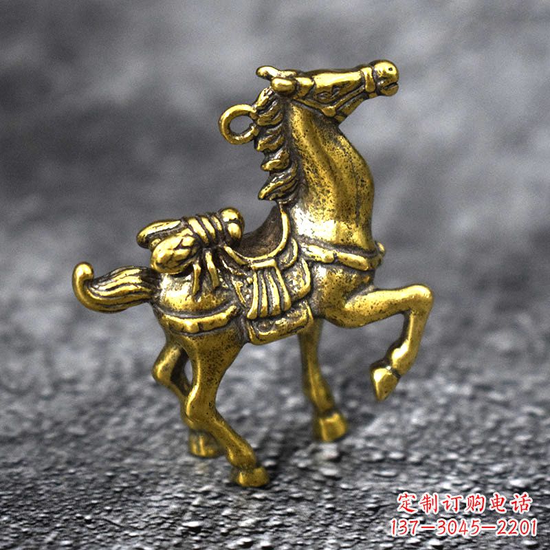 大连铜铸马儿雕塑艺术精品