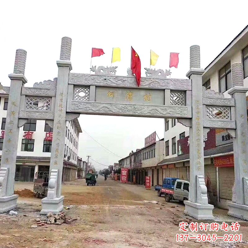 大连传统文化的珍贵遗产——牌坊雕塑