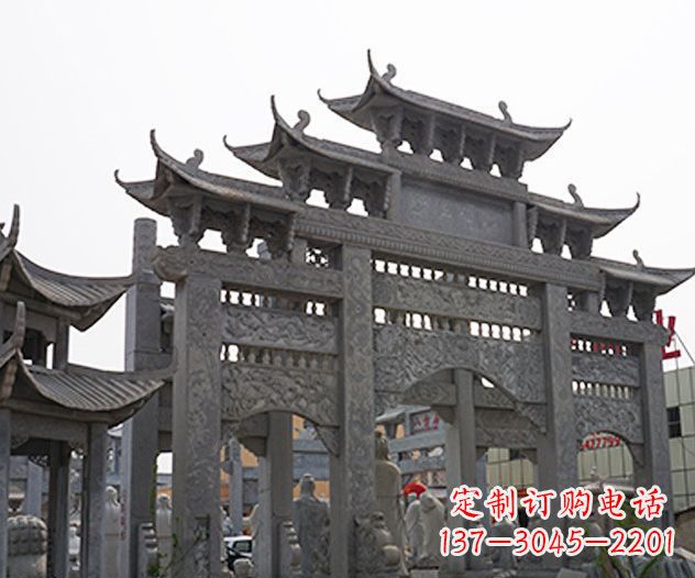 大连牌坊石雕传承传统文化的艺术精品