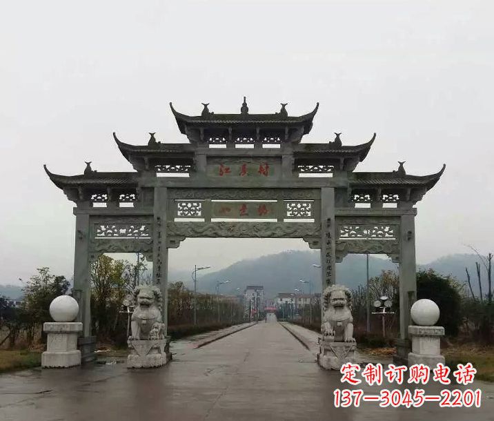 大连牌坊石雕传承民间文化