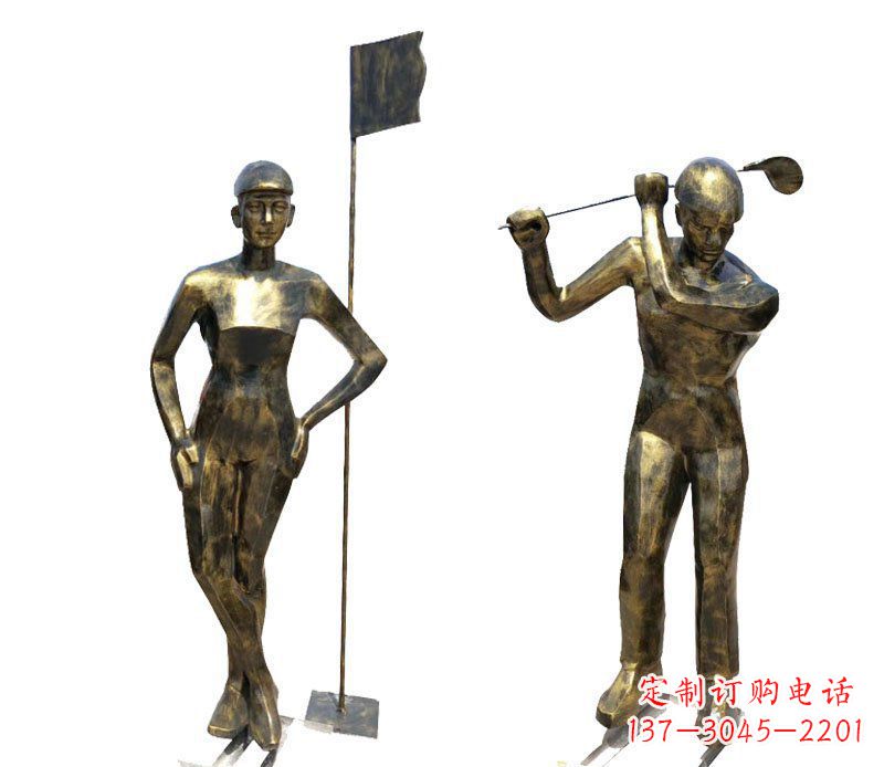 大连高尔夫雕塑传承高尔夫文化的艺术精品